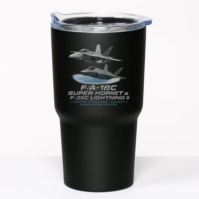Carrier Strike Pair – F/A-18F & F-35C Tumbler
