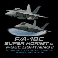 Carrier Strike Pair – F/A-18F & F-35C Baby Bodysuit