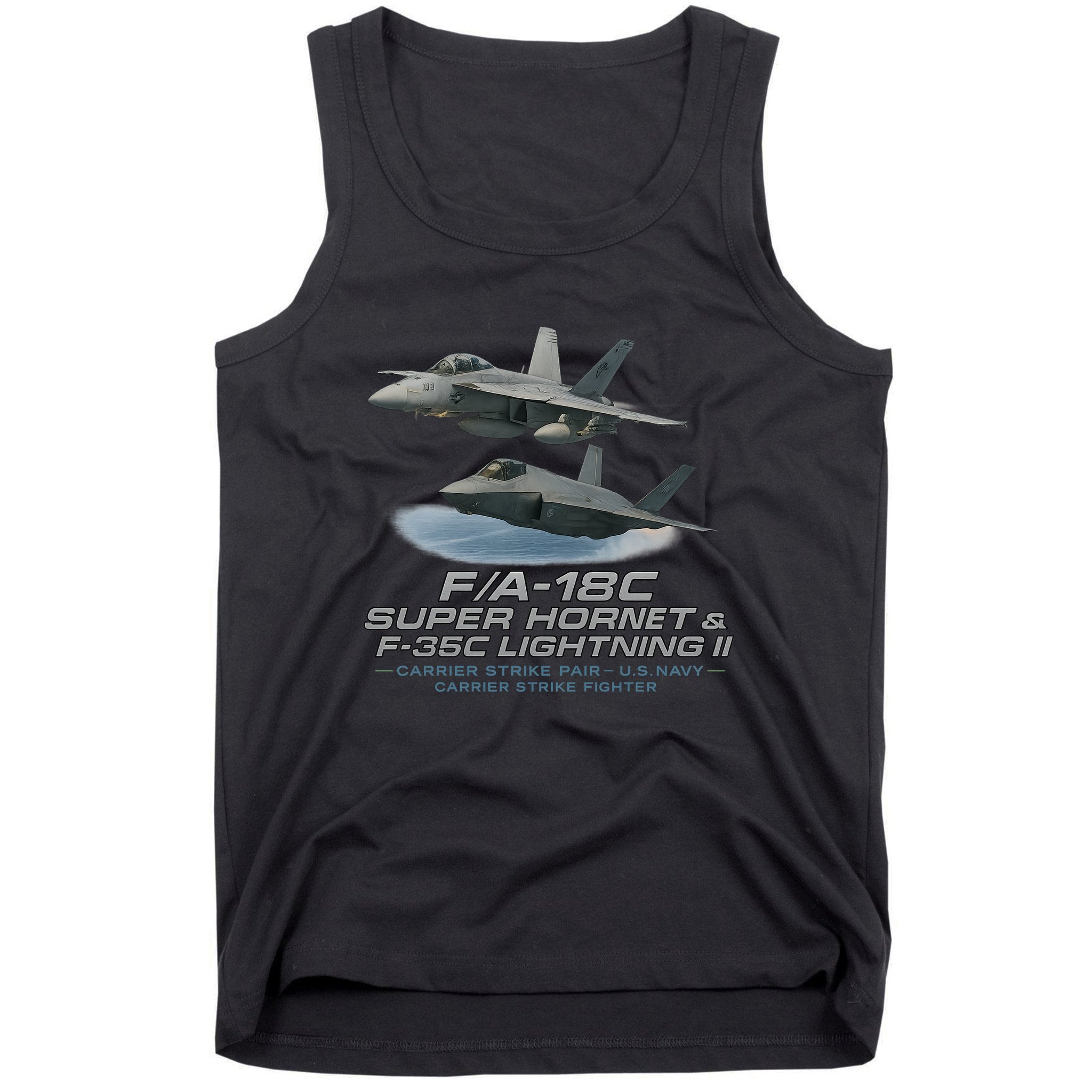Carrier Strike Pair – F/A-18F & F-35C Tank Top