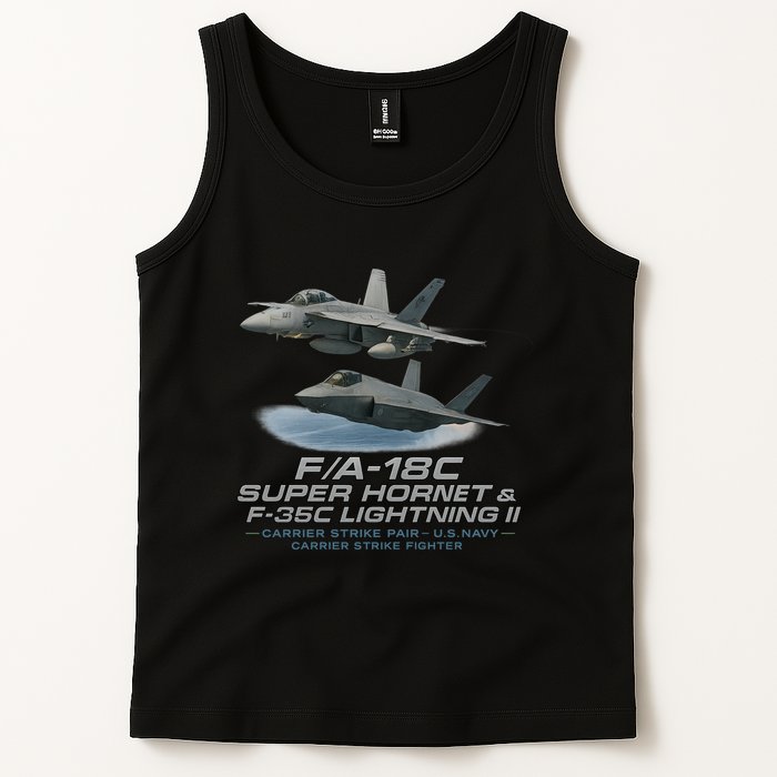 Carrier Strike Pair – F/A-18F & F-35C Tank Top