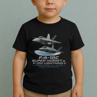 Carrier Strike Pair – F/A-18F & F-35C Toddler T-Shirt