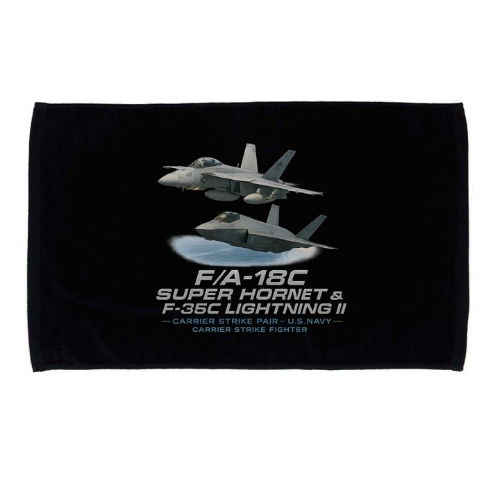 Carrier Strike Pair – F/A-18F & F-35C Microfiber Hand Towel