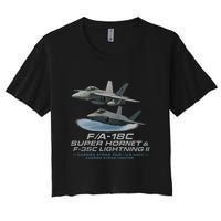Carrier Strike Pair – F/A-18F & F-35C Crop Top