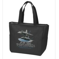 Carrier Strike Pair – F/A-18F & F-35C Zip Tote Bag