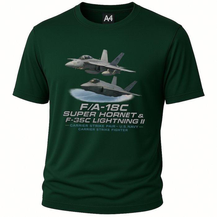Carrier Strike Pair – F/A-18F & F-35C Performance Shirt