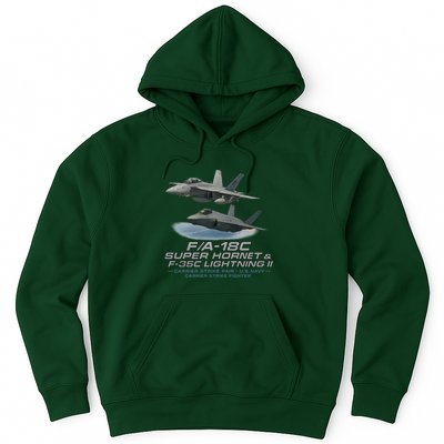 Carrier Strike Pair – F/A-18F & F-35C Hoodie