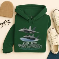 Carrier Strike Pair – F/A-18F & F-35C Hoodie