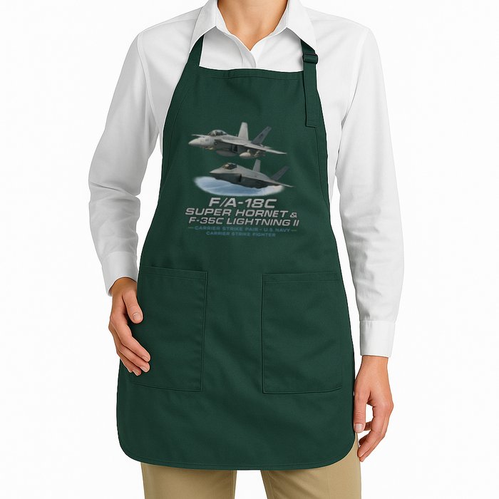 Carrier Strike Pair – F/A-18F & F-35C Apron