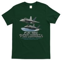 Carrier Strike Pair – F/A-18F & F-35C T-Shirt
