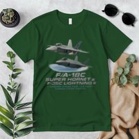 Carrier Strike Pair – F/A-18F & F-35C Premium T-Shirt