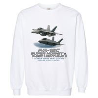 Carrier Strike Pair – F/A-18F & F-35C Garment-Dyed Sweatshirt