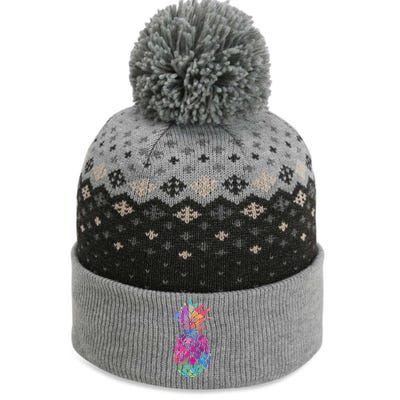 Colorful Simple Pineapple The Baniff Cuffed Pom Beanie