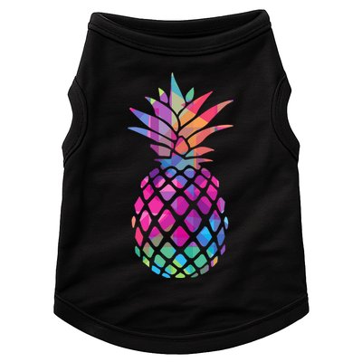 Colorful Simple Pineapple Doggie Tank