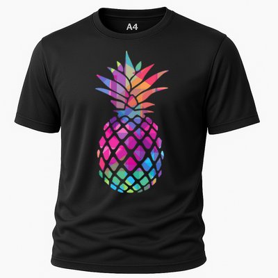Colorful Simple Pineapple Performance Shirt