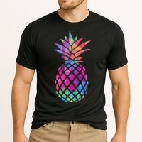 Colorful Simple Pineapple Performance Shirt