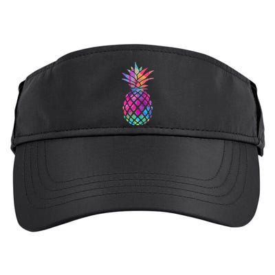 Colorful Simple Pineapple Adult Drive Performance Visor
