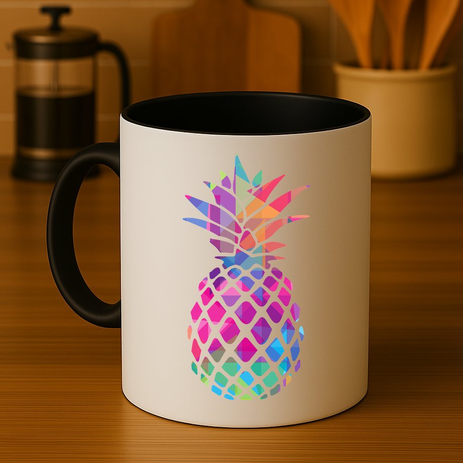 Colorful Simple Pineapple Mug