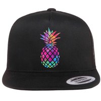 Colorful Simple Pineapple Flatbill Hat