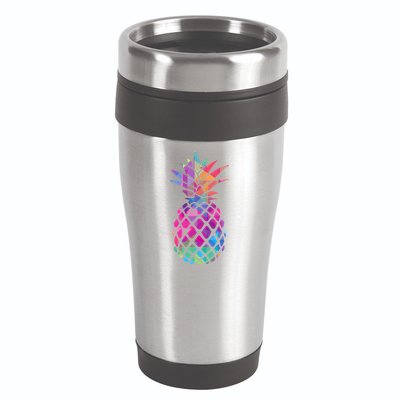 Colorful Simple Pineapple 16oz Travel Tumbler