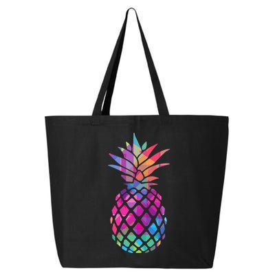 Colorful Simple Pineapple 25L Jumbo Tote