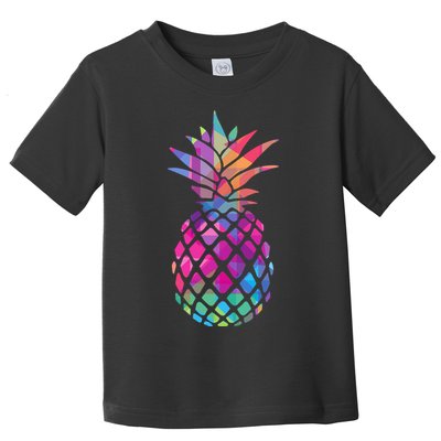 Colorful Simple Pineapple Toddler T-Shirt