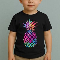 Colorful Simple Pineapple Toddler T-Shirt