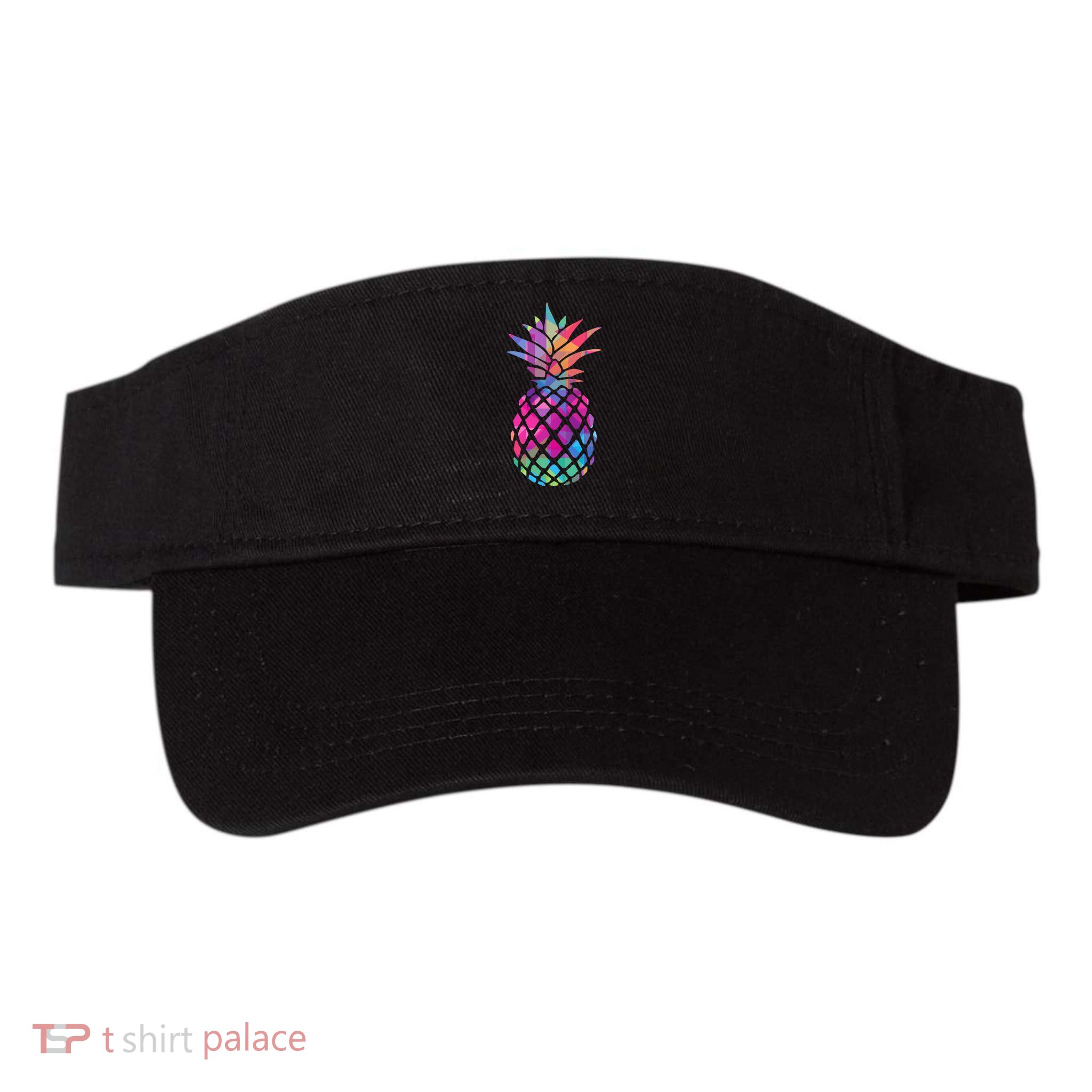 Colorful Simple Pineapple Visor