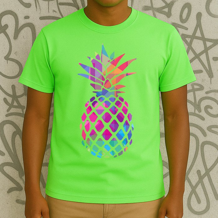 Colorful Simple Pineapple T-Shirt