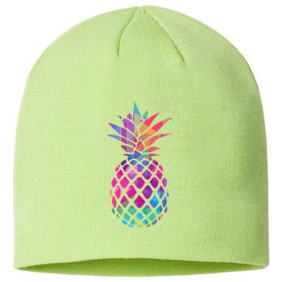 Colorful Simple Pineapple Sustainable Beanie