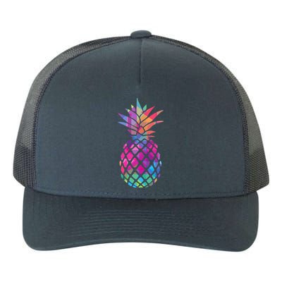 Colorful Simple Pineapple Yupoong Adult 5-Panel Trucker Hat