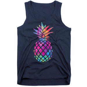 Colorful Simple Pineapple Tank Top