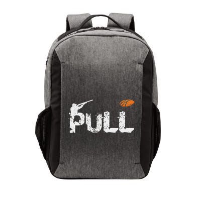 Clay Skeet Pigeon Shooting Pull Clay Bird Hunter Sports Vector Backpack