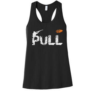 Clay Skeet Pigeon Shooting Pull Clay Bird Hunter Sports Women's Racerback Tank