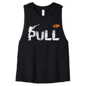 Clay Skeet Pigeon Shooting Pull Clay Bird Hunter Sports Women's Racerback Cropped Tank