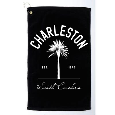 Charleston Sc Park Palm Tree Fort Sumter Gift South Carolina Funny Gift Golf Towel