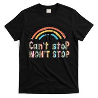 Can't Stop Pi Won't Stop Leopard Pi Day Math Lover T-Shirt