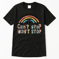 Can't Stop Pi Won't Stop Leopard Pi Day Math Lover Tall T-Shirt