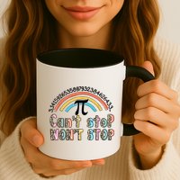 Can't Stop Pi Won't Stop Leopard Pi Day Math Lover Mug