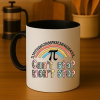 Can't Stop Pi Won't Stop Leopard Pi Day Math Lover Mug