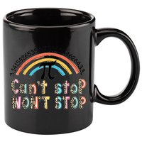 Can't Stop Pi Won't Stop Leopard Pi Day Math Lover 11oz C Handle Ceramic Mug