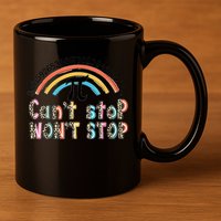 Can't Stop Pi Won't Stop Leopard Pi Day Math Lover 11oz C Handle Ceramic Mug