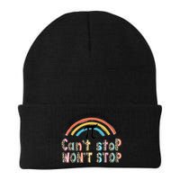 Can't Stop Pi Won't Stop Leopard Pi Day Math Lover Beanie