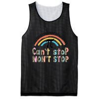 Can't Stop Pi Won't Stop Leopard Pi Day Math Lover Mesh Reversible Basketball Jersey Tank