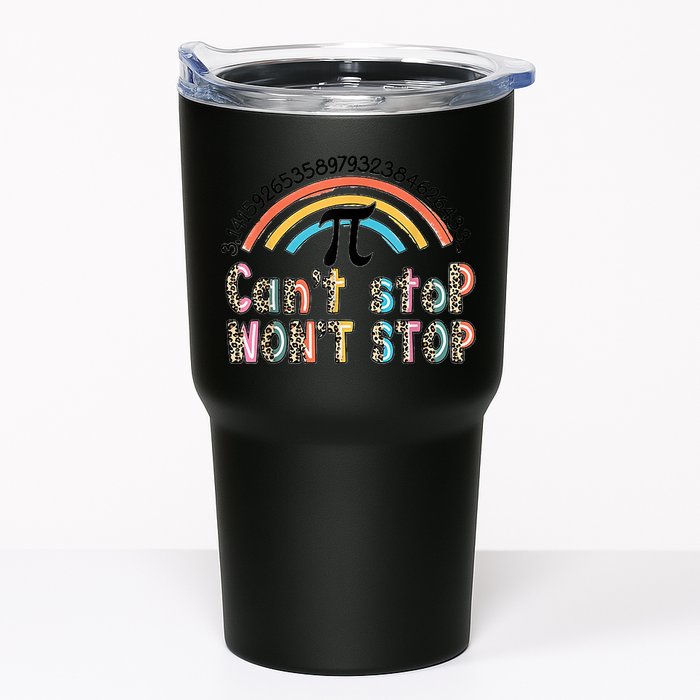 Can't Stop Pi Won't Stop Leopard Pi Day Math Lover Tumbler