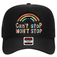 Can't Stop Pi Won't Stop Leopard Pi Day Math Lover Trucker Hat