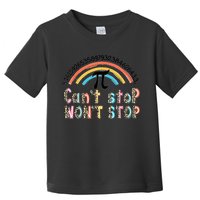Can't Stop Pi Won't Stop Leopard Pi Day Math Lover Toddler T-Shirt
