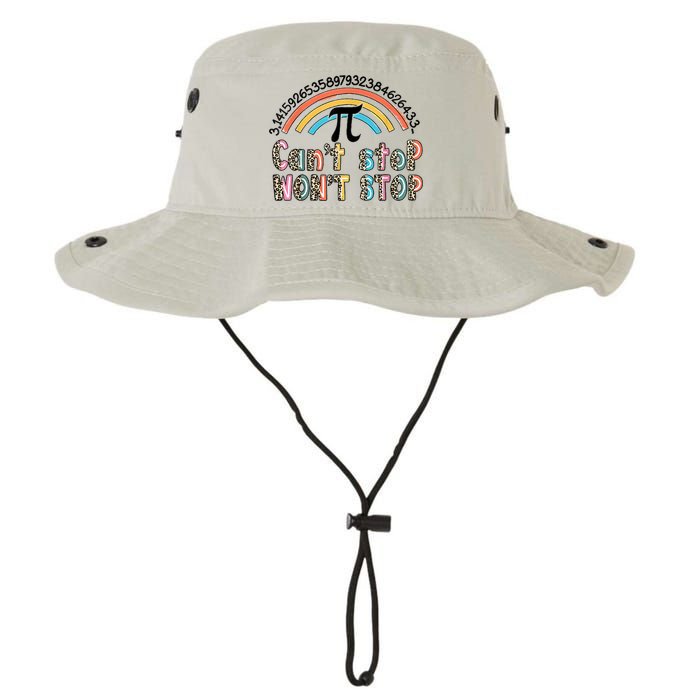 Can't Stop Pi Won't Stop Leopard Pi Day Math Lover Bucket Hat
