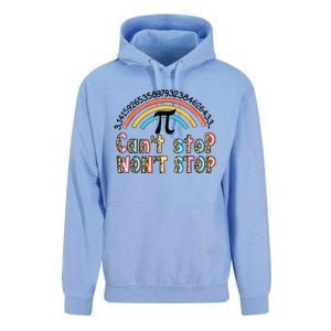 Can't Stop Pi Won't Stop Leopard Pi Day Math Lover Unisex Surf Hoodie