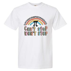 Can't Stop Pi Won't Stop Leopard Pi Day Math Lover Garment-Dyed Heavyweight T-Shirt