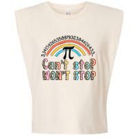 Can't Stop Pi Won't Stop Leopard Pi Day Math Lover Garment-Dyed Women's Muscle Tee